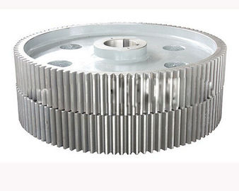 High Tolerance Helical Bevel Gear , Custom Forged stainless Steel big wheel