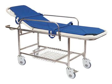 Stainless Steel Manual Patient Transfer Trolley For Handicapped
