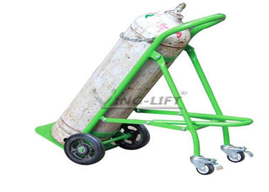 Fold Down Single Double Gas Cylinder Hand Truck Trolley With Restraining Strap