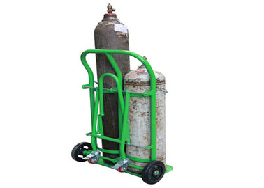 Fold Down Single Double Gas Cylinder Hand Truck Trolley With Restraining Strap