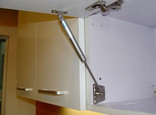 Cabinet Gas Strut, gas spring with Clevis end fitting