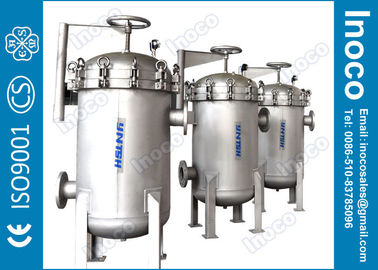 INOCO stainless steel multi bag filter with CE certificate for water treatment filtration
